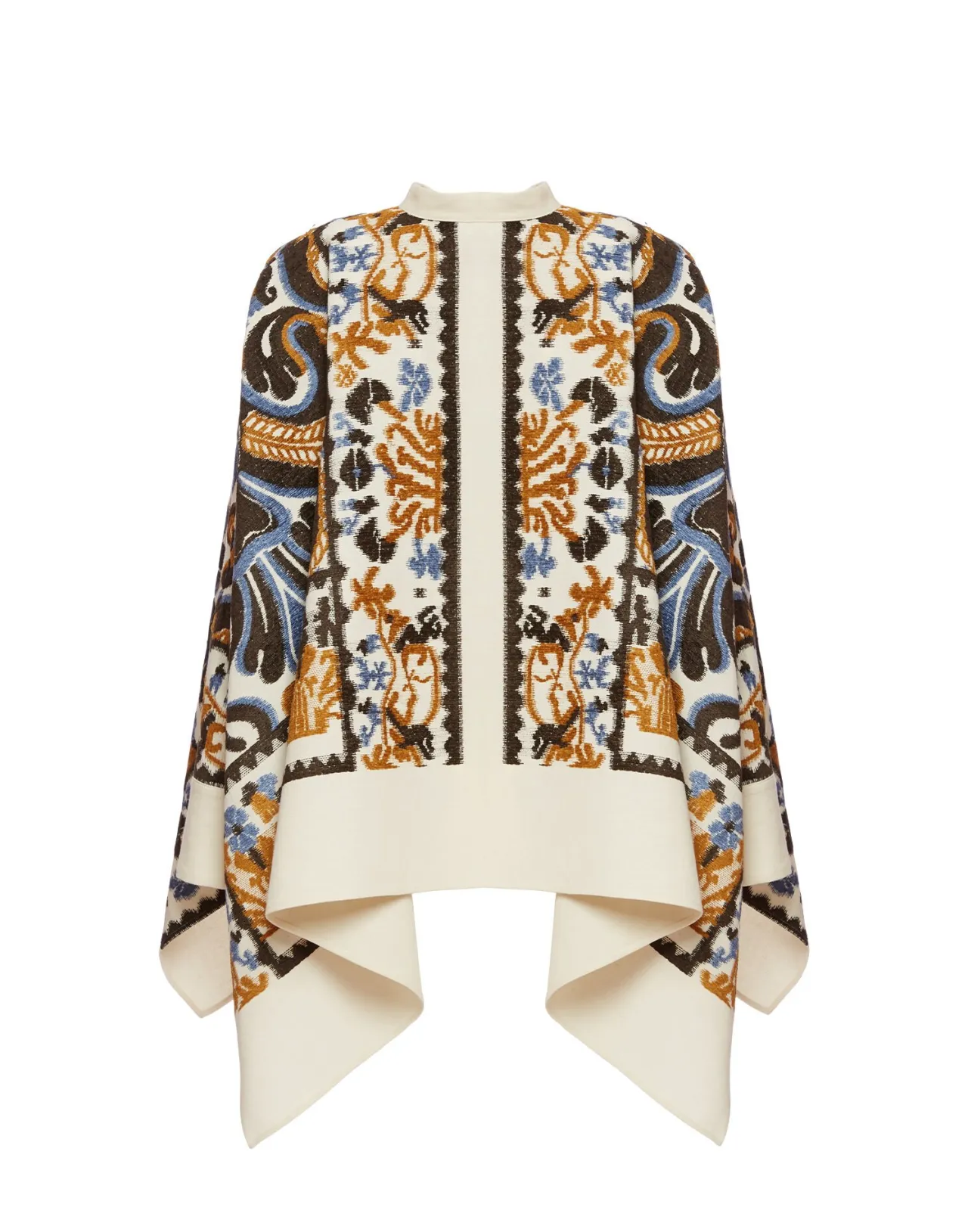 Giacca Stile Foulard La DoubleJ - Crema Corsini con Motivi Jacquard, Offerta Limitata