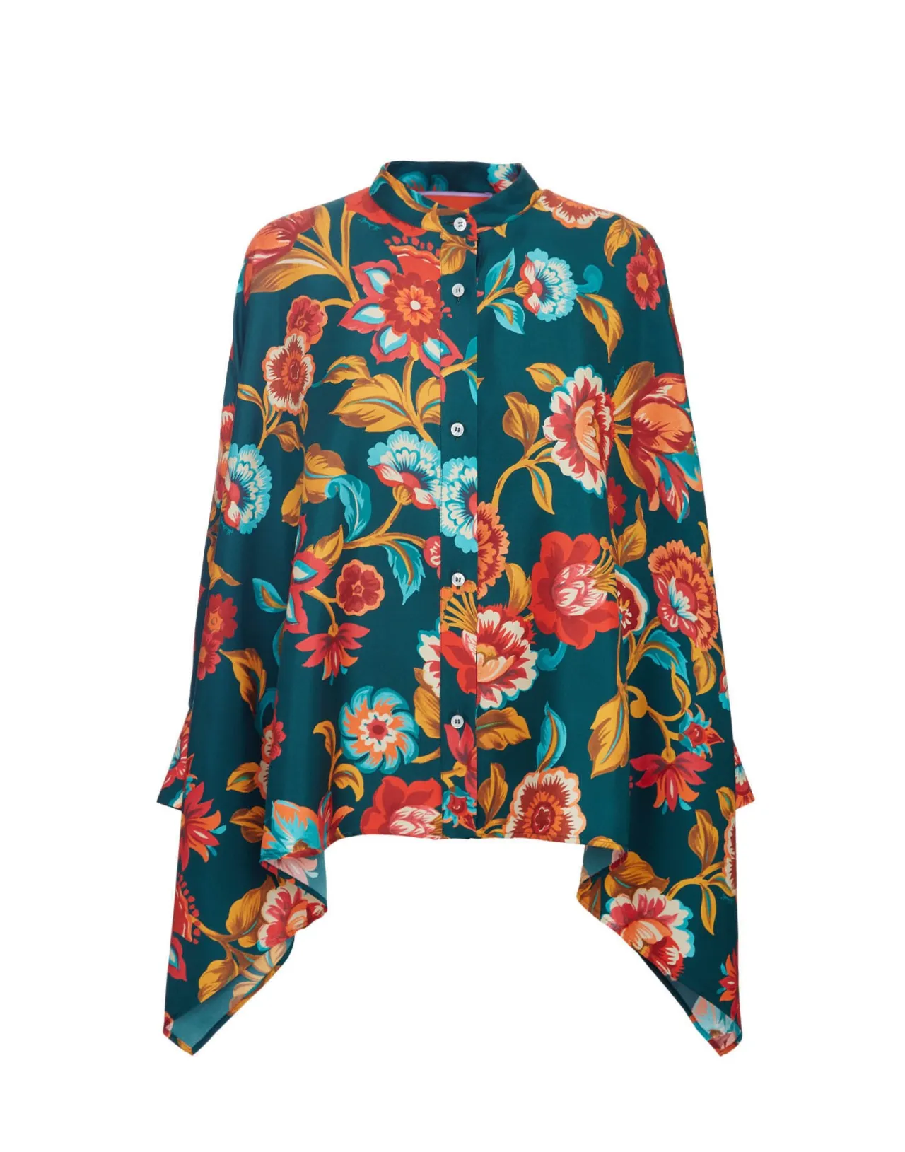 Foulard Elegante La DoubleJ in Trama Seta Smeraldo - Pezzo Unico Primavera 2024