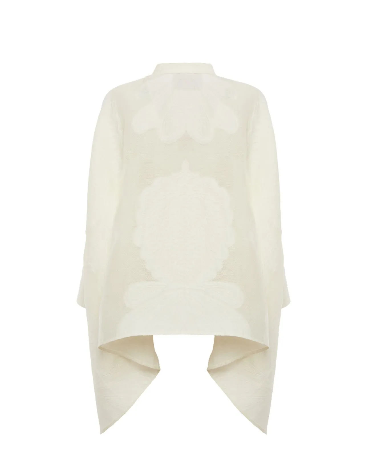 Camicia foulard La DoubleJ con ricamo ananas - Tessuto jacquard premium a prezzo speciale