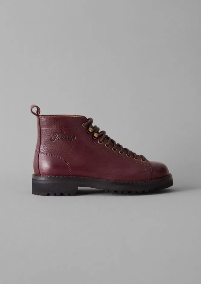 Stivali Fracap in Pelle Donna - Modello Monkey Vintage con Suola Antiscivolo