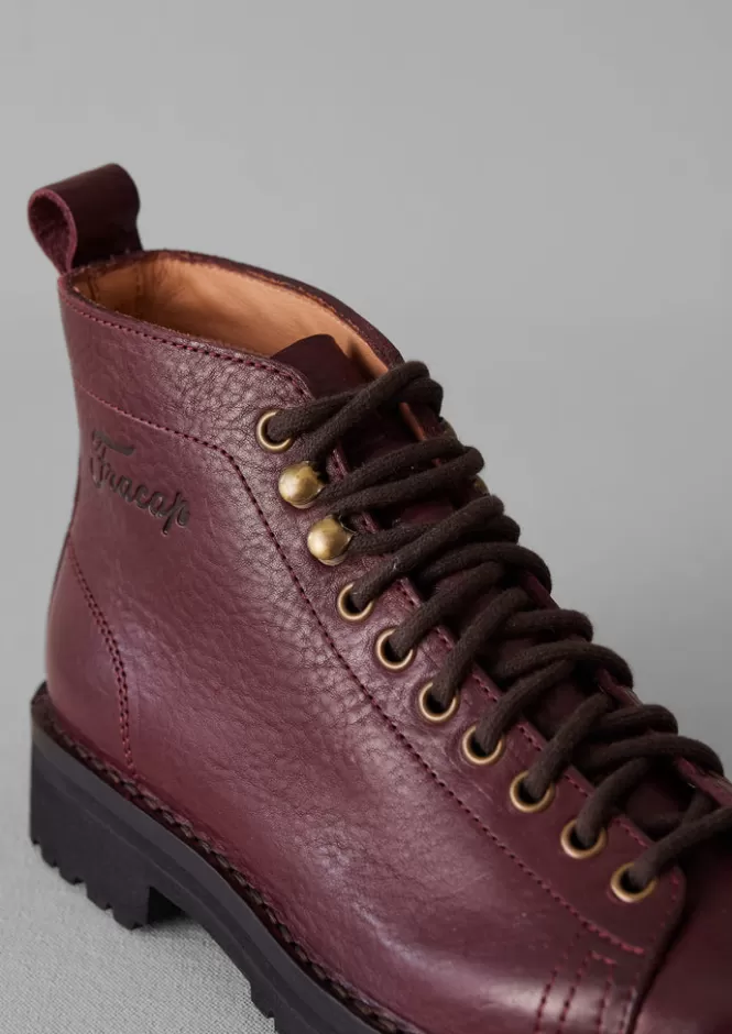 Stivali Fracap in Pelle Donna - Modello Monkey Vintage con Suola Antiscivolo