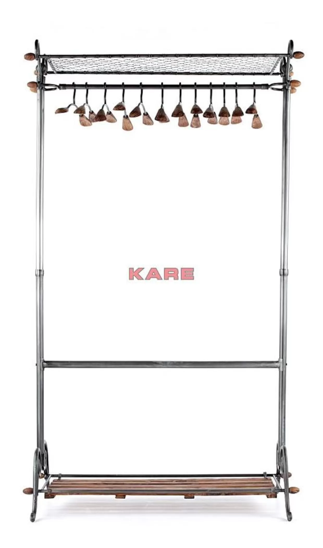 KARE Design - Attaccapanni Cosmopolitan Design con 13 Accessori | Set Completo per Ingresso in Stile Contemporaneo