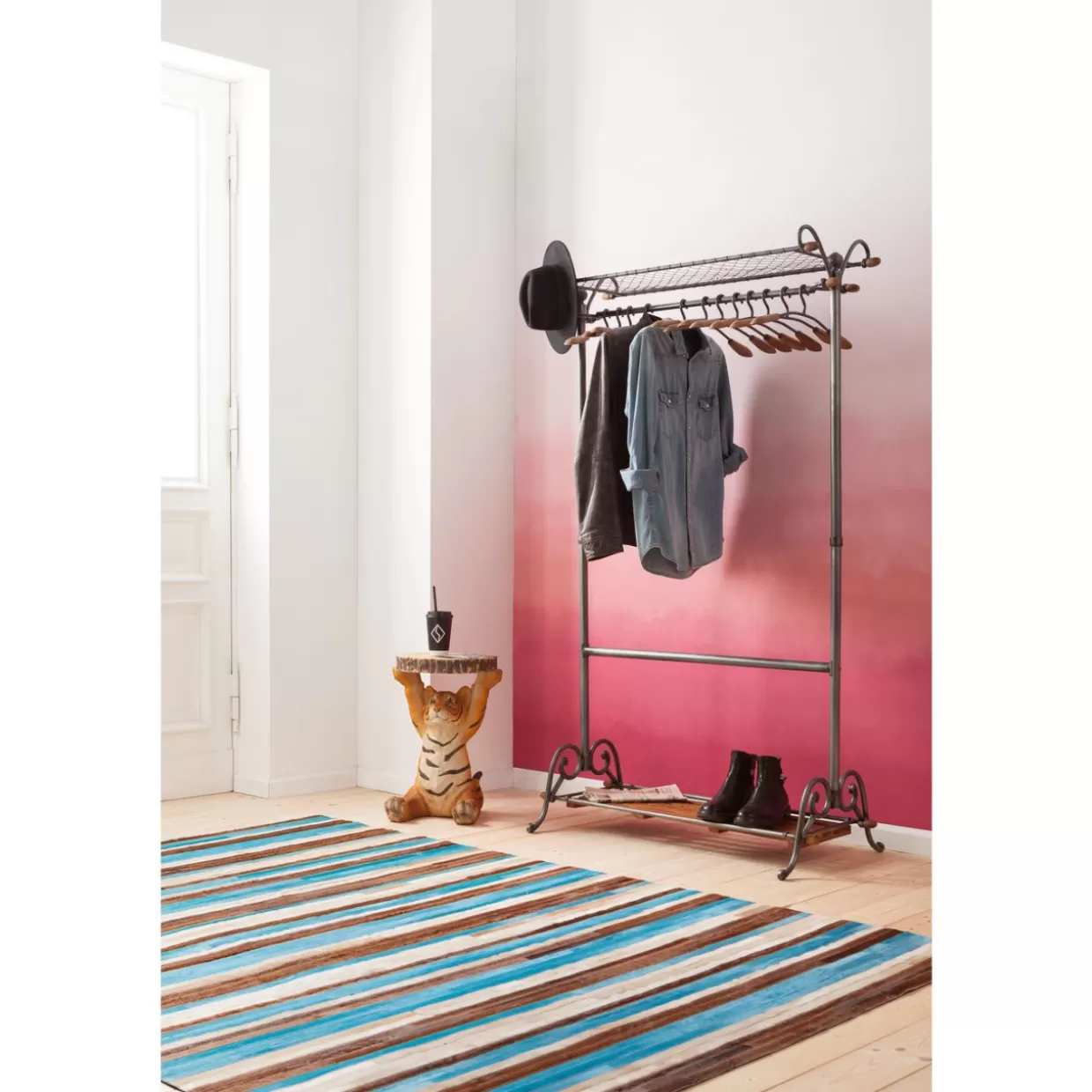 KARE Design - Attaccapanni Cosmopolitan Design con 13 Accessori | Set Completo per Ingresso in Stile Contemporaneo