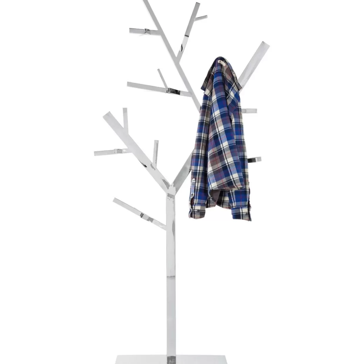 KARE Design – Attaccapanni Moderno in Stile Albero con Rifiniture Cromate, Design Contemporaneo per Ingressi