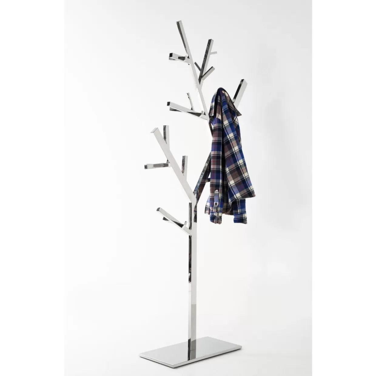 KARE Design – Attaccapanni Moderno in Stile Albero con Rifiniture Cromate, Design Contemporaneo per Ingressi