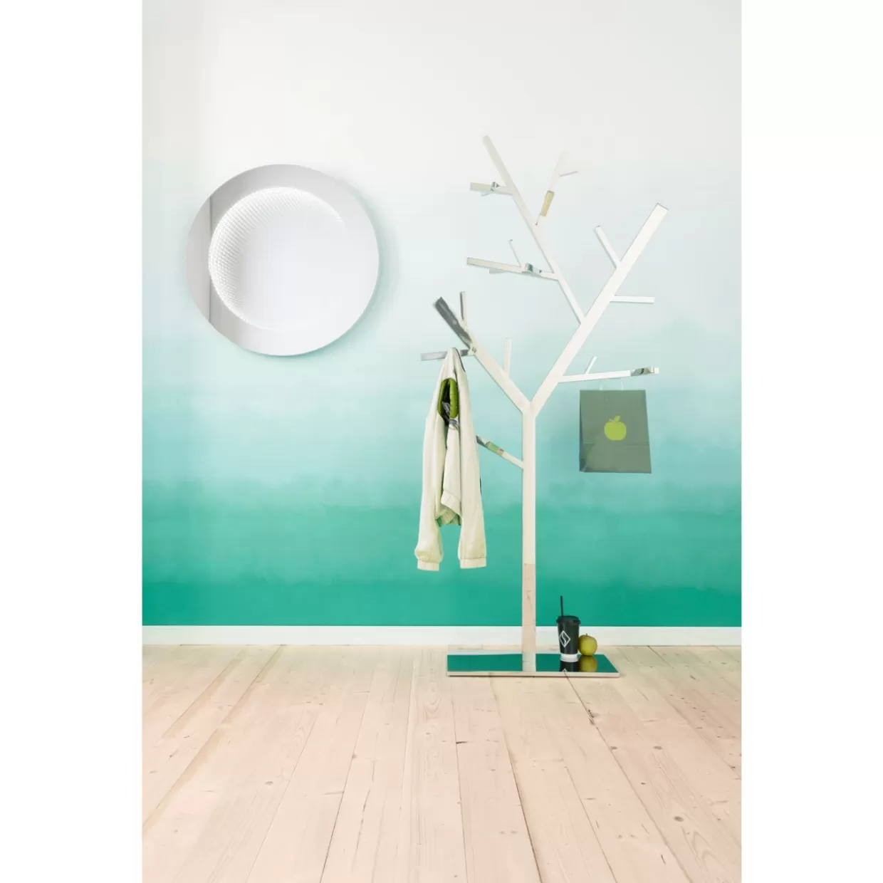 KARE Design – Attaccapanni Moderno in Stile Albero con Rifiniture Cromate, Design Contemporaneo per Ingressi