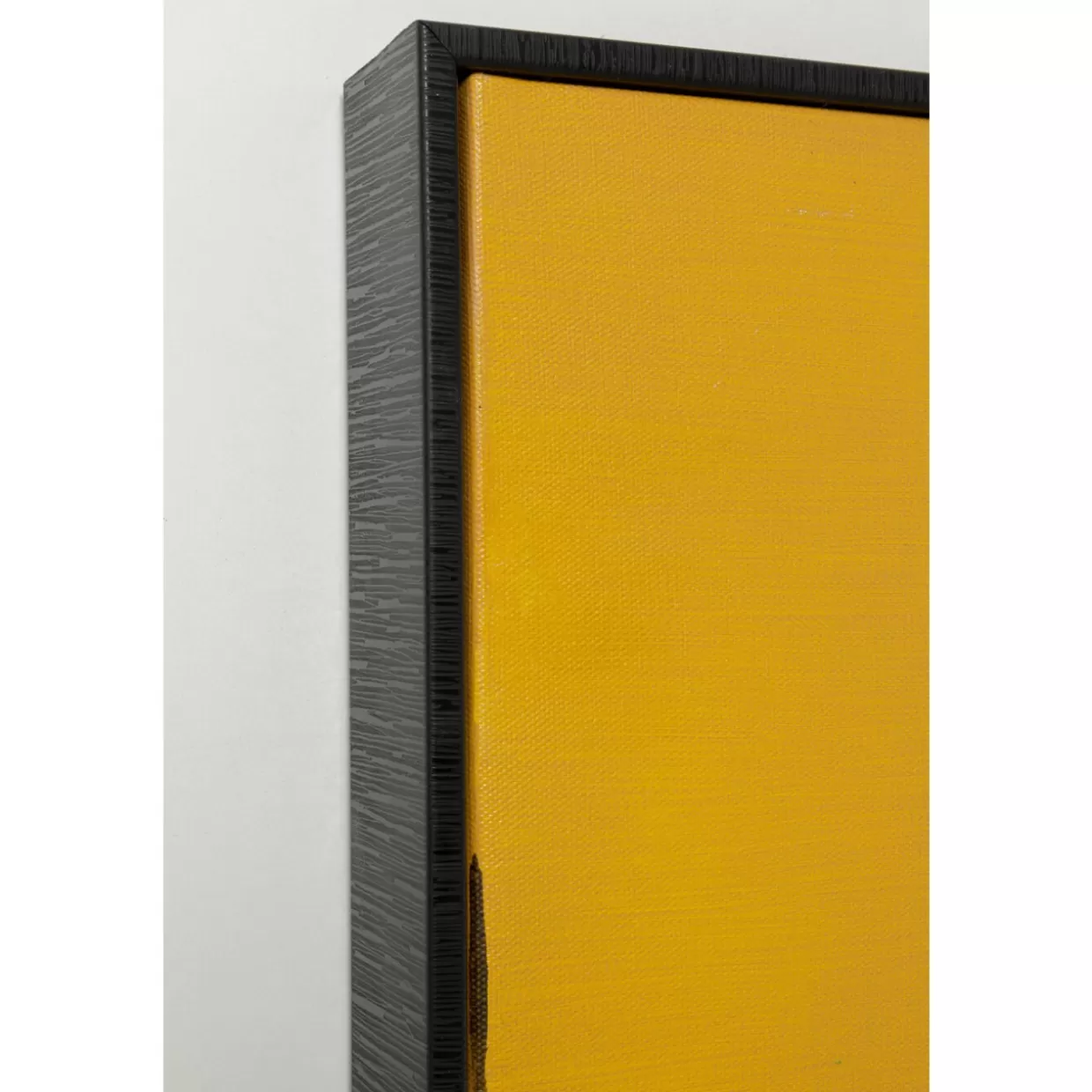 Quadro Moderno con Forme Astratte in Giallo – Cornice 113x113 cm by KARE Design | Opera d'Arte Contemporanea per Interni, Confezione Pronta per l'Arredamento