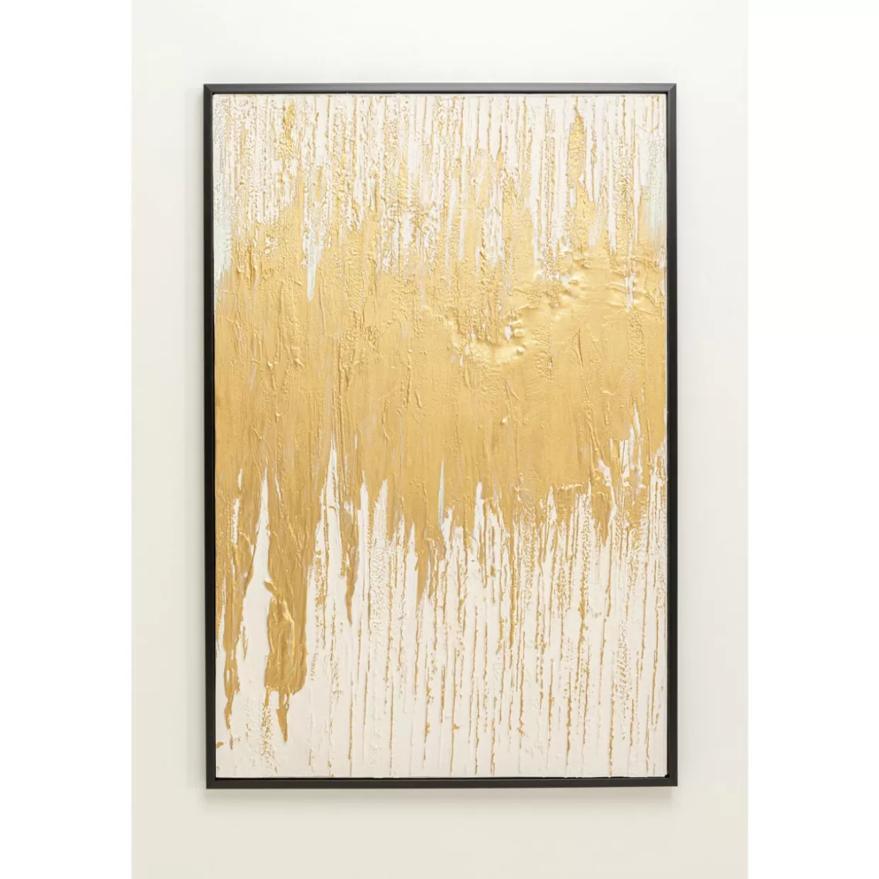 KARE Design - Quadro Moderno Astratto in Tonalità Chiare con Cornice Elegante - Decorazione Murale 80x120 cm