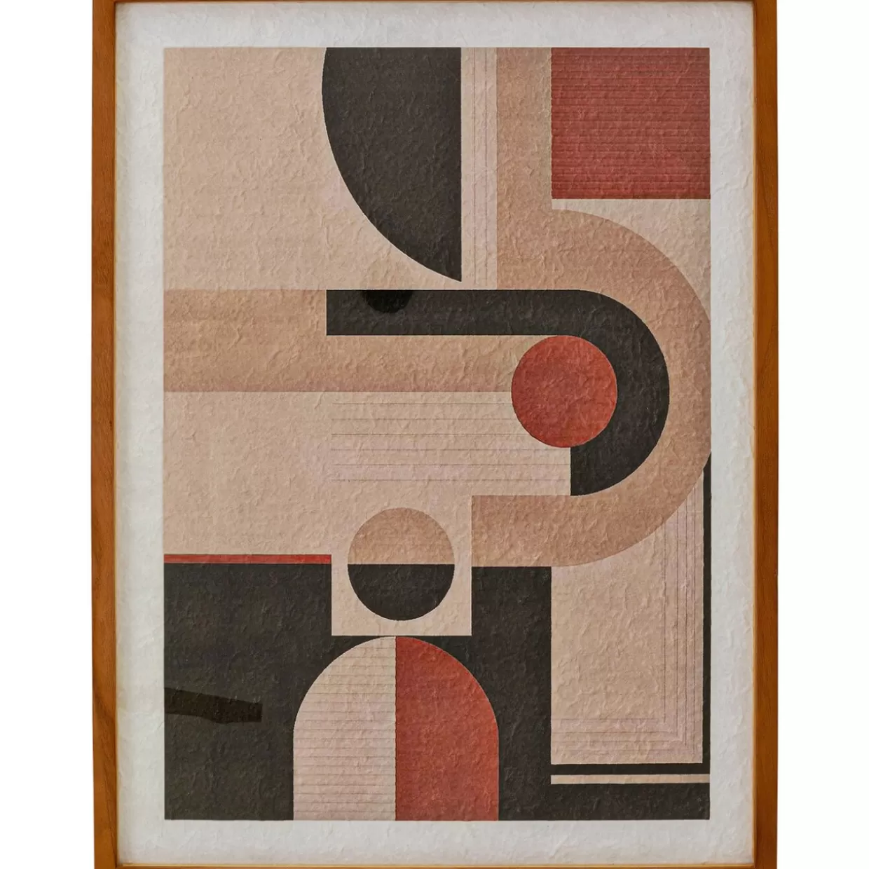 KARE Design - Quadro Moderno Art Court con Cornice, Stampa su Tela 60x80 cm, Ideale per Soggiorno e Arredamento Contemporaneo