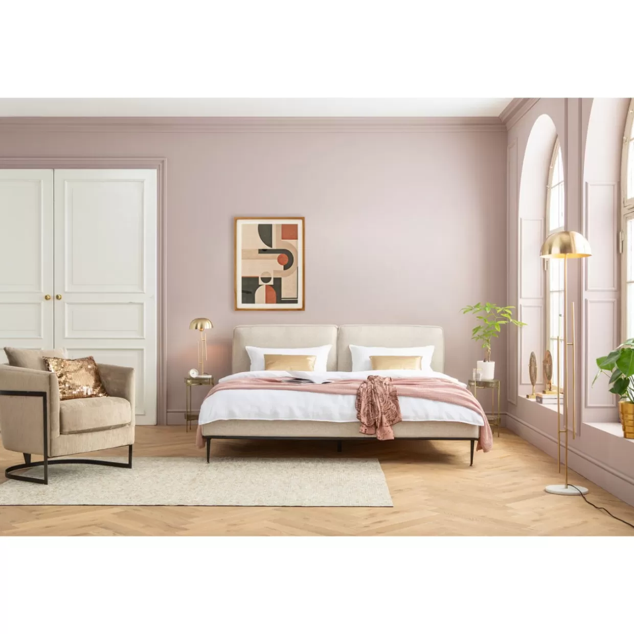 KARE Design - Quadro Moderno Art Court con Cornice, Stampa su Tela 60x80 cm, Ideale per Soggiorno e Arredamento Contemporaneo