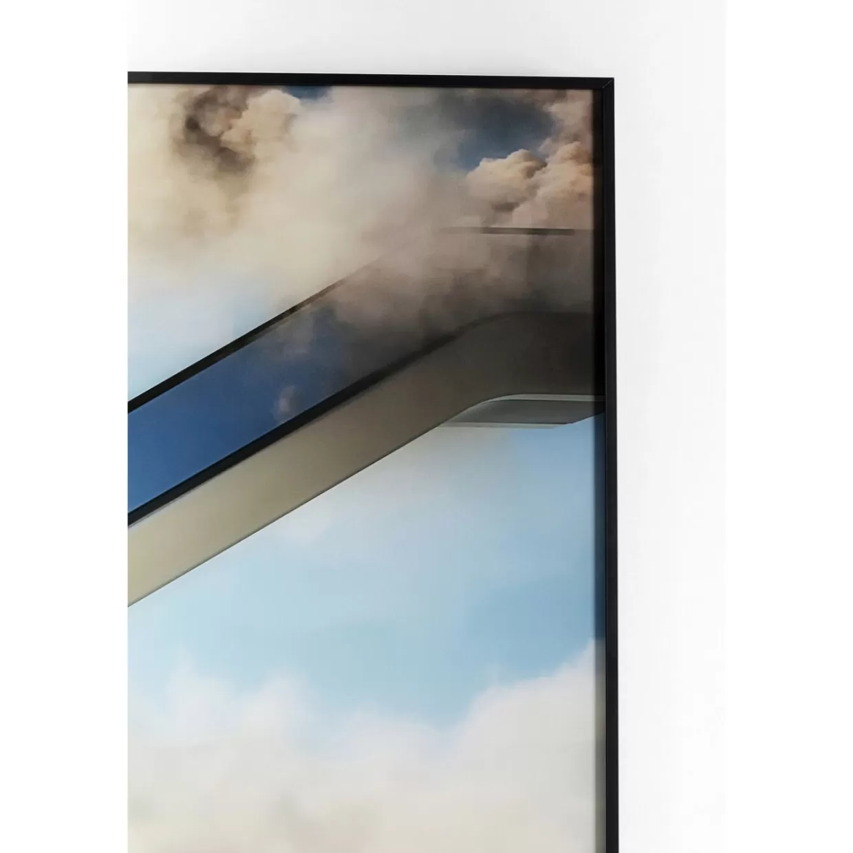 Cornice Artistica KARE - Elefante Sospeso tra Nuvole, Stampa su Tela 150x100 cm con Telaio in Legno, Ideale per Soggiorno Moderno