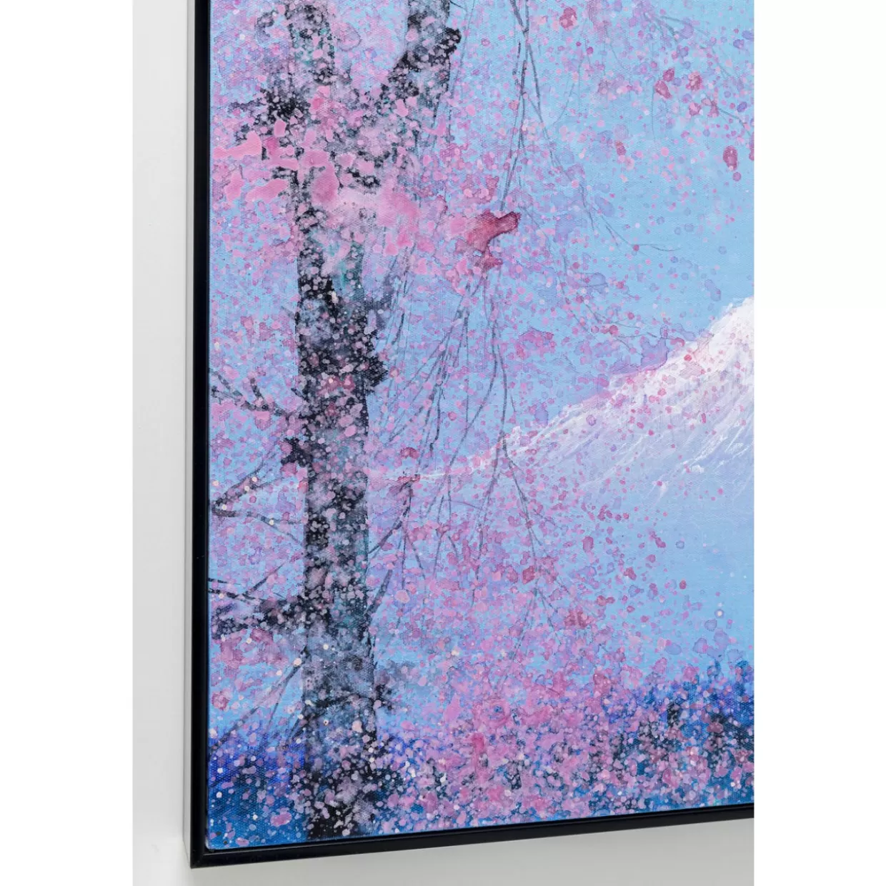 KARE Design Quadro Incorniciato - Stampa Artistica Montagna Fuji, 120x100 cm, Arredamento Moderno per Interni