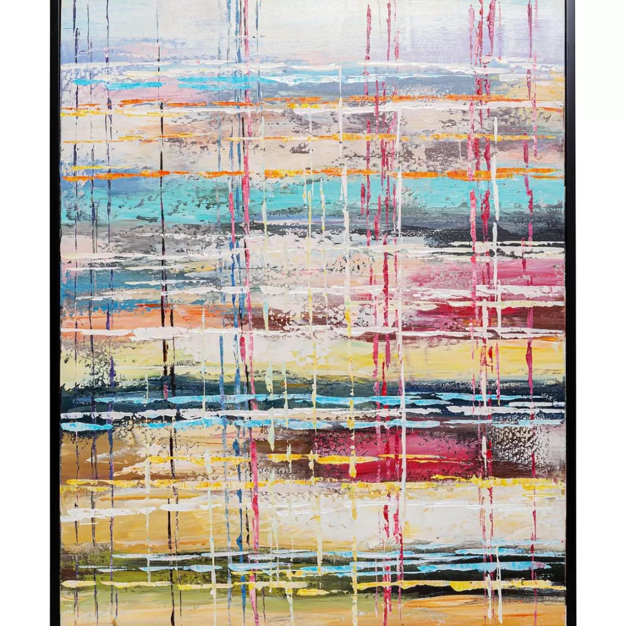 Quadro Incorniciato Orizzonte 80x100 - Stampa d'Arte Moderna KARE Design - Decorazione Parete Contemporanea con Cornice Sottile