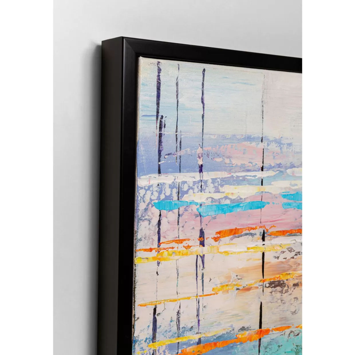 Quadro Incorniciato Orizzonte 80x100 - Stampa d'Arte Moderna KARE Design - Decorazione Parete Contemporanea con Cornice Sottile