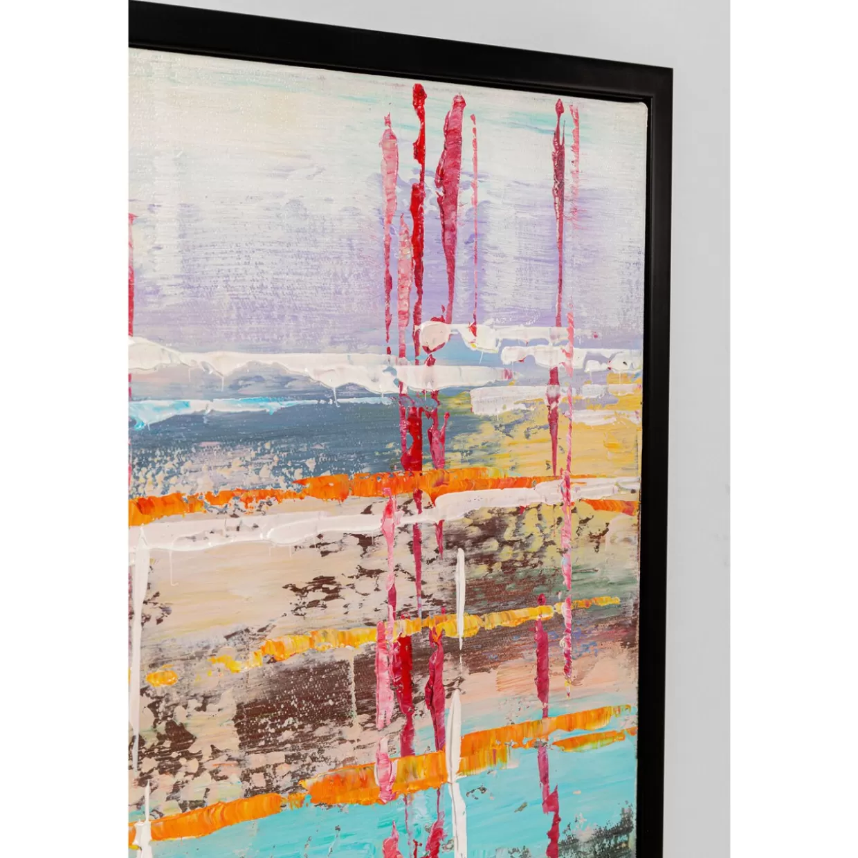 Quadro Incorniciato Orizzonte 80x100 - Stampa d'Arte Moderna KARE Design - Decorazione Parete Contemporanea con Cornice Sottile