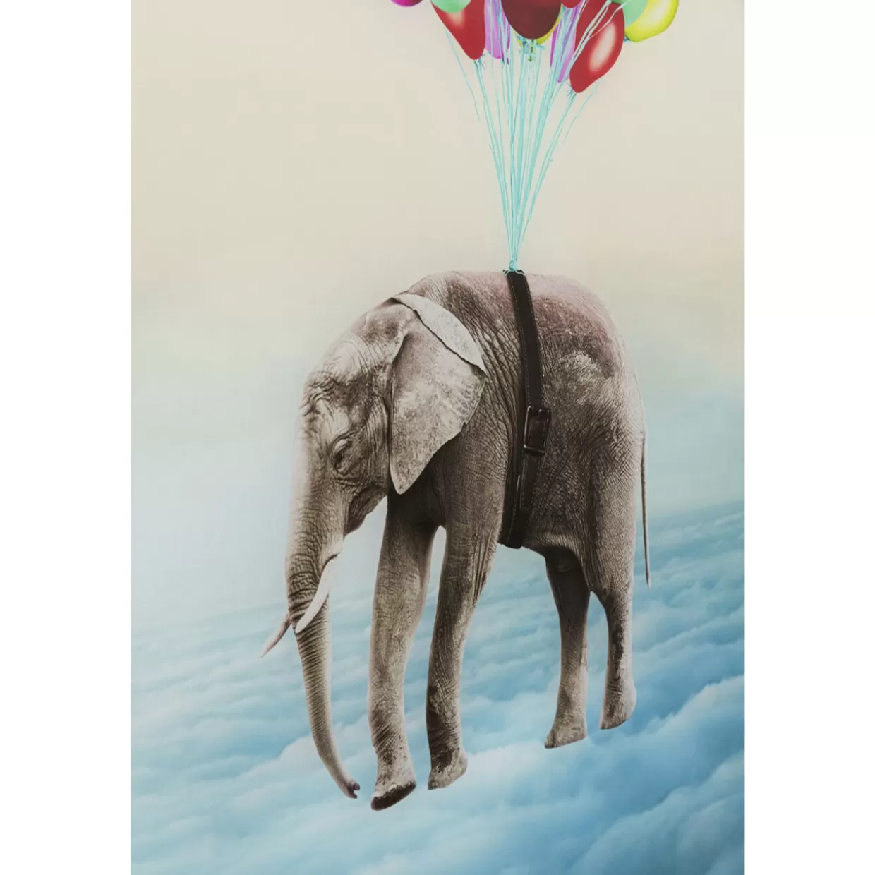 KARE Design Quadro Artistico: Elefante con Palloncini in Stampa su Vetro - Decorazione Murale 150x100 cm 

Quadro Decorativo KARE Design - Elefante Aerostatico in Grafica su Vetro - Formato XXL 100x150 cm per Interni 

KARE Design Opera d'Arte: Illustrazione Moderna 