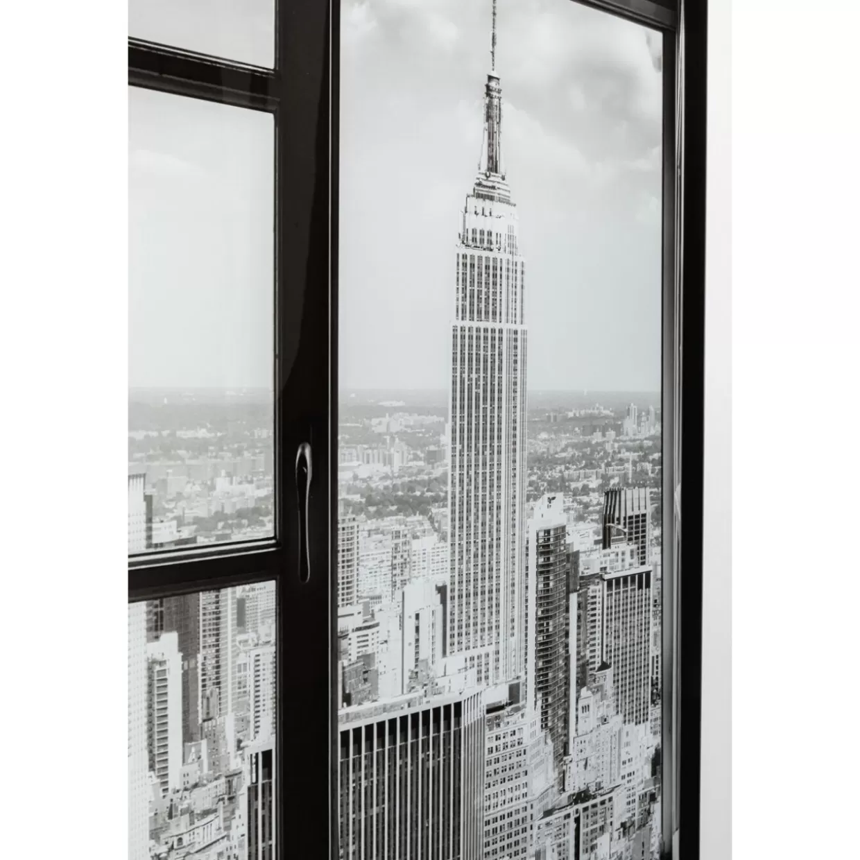 KARE Design Quadri Moderni - Stampe su Vetro Manhattan Skyline, Formato Panoramico 150x100 per Arredamento Contemporaneo