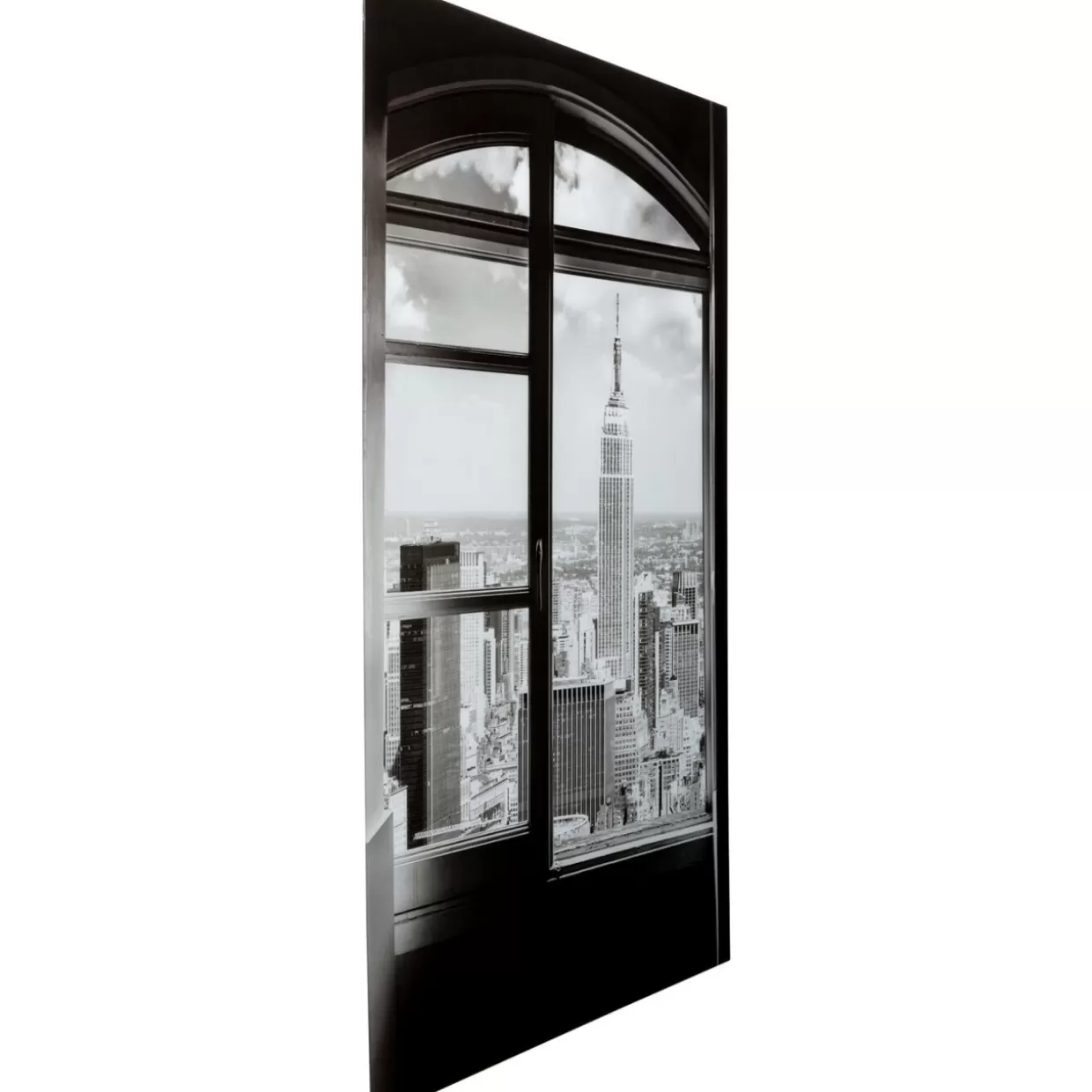 KARE Design Quadri Moderni - Stampe su Vetro Manhattan Skyline, Formato Panoramico 150x100 per Arredamento Contemporaneo