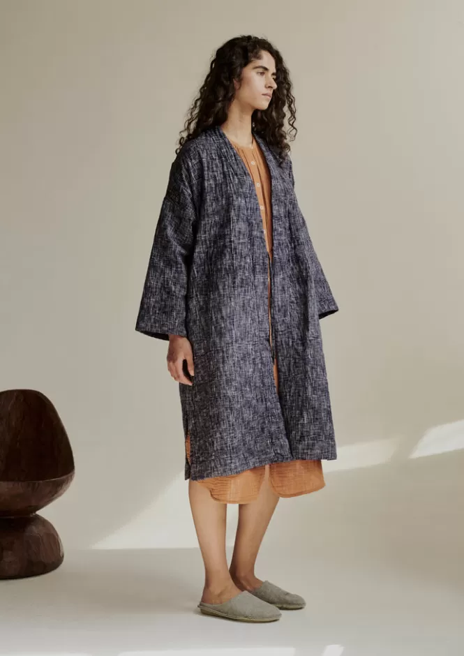 Store Hand Woven Crosshatch Kantha Gown Women Gowns | Nightwear