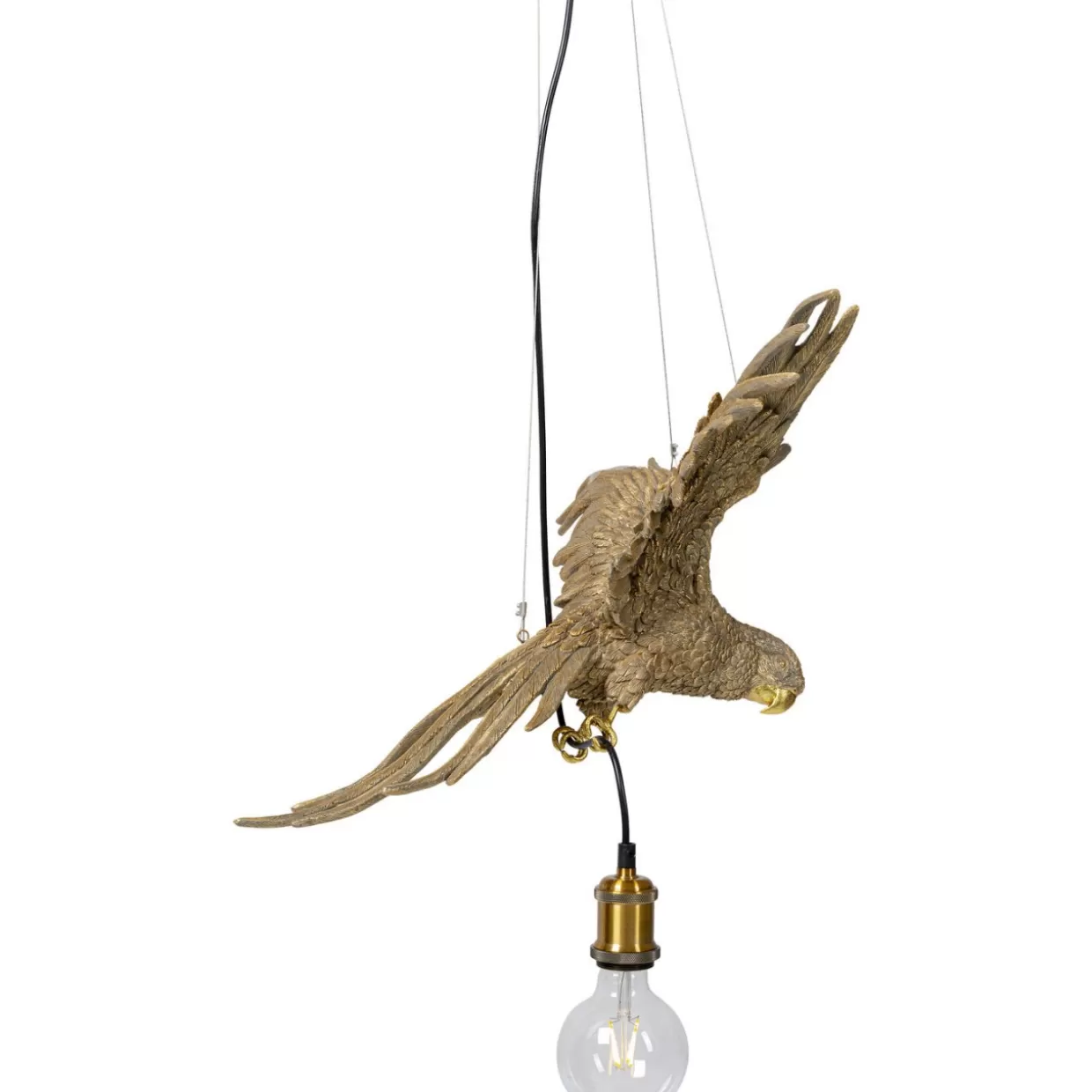 Lampada Sospesa Stile Tropicale - Pappagallo Decorativo KARE per Interni 

(：，，，)