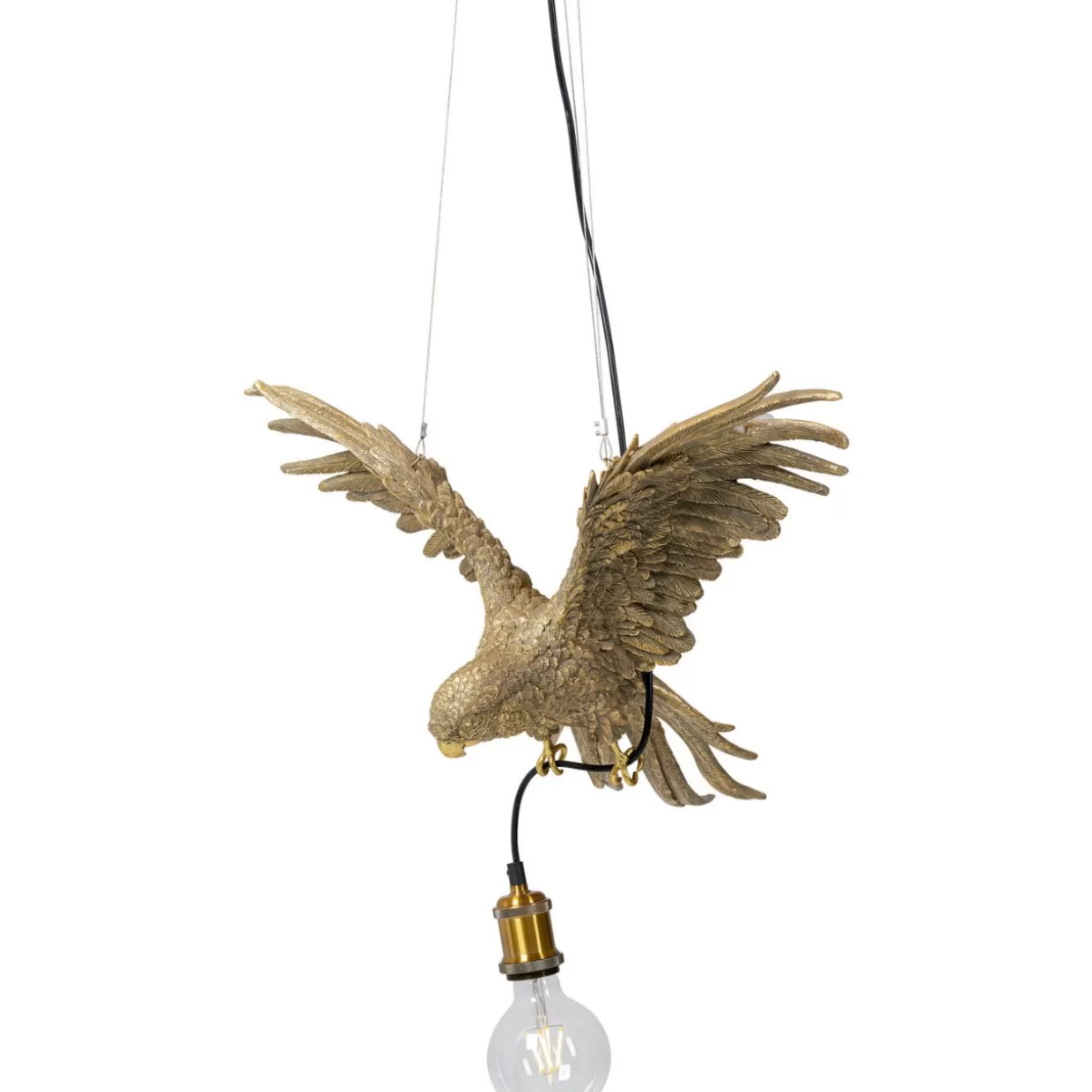 Lampada Sospesa Stile Tropicale - Pappagallo Decorativo KARE per Interni 

(：，，，)
