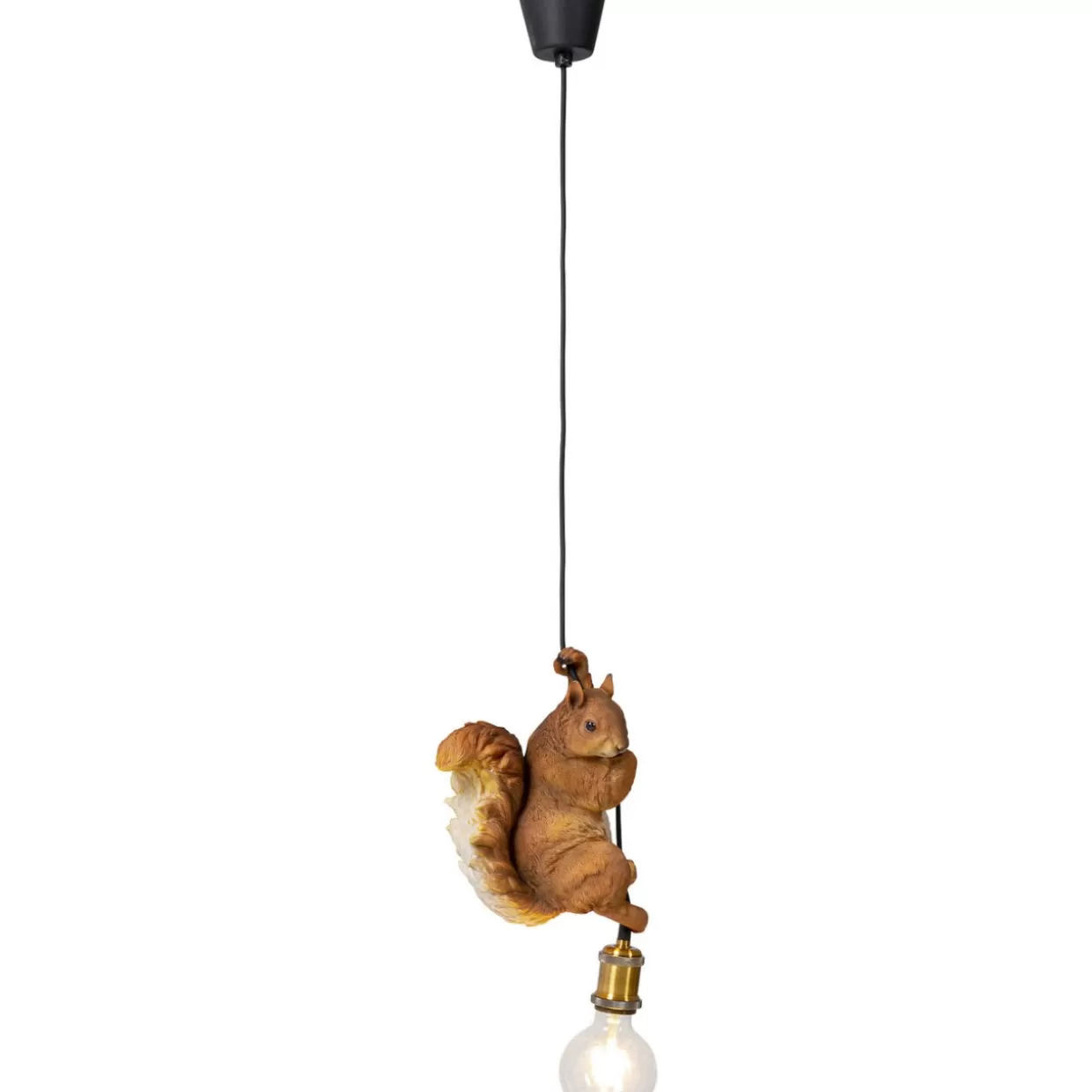 Lampadario Design Scoiattolo Naturale - Sospensione Creativa per Arredamento Moderno | Collezione Esclusiva KARE