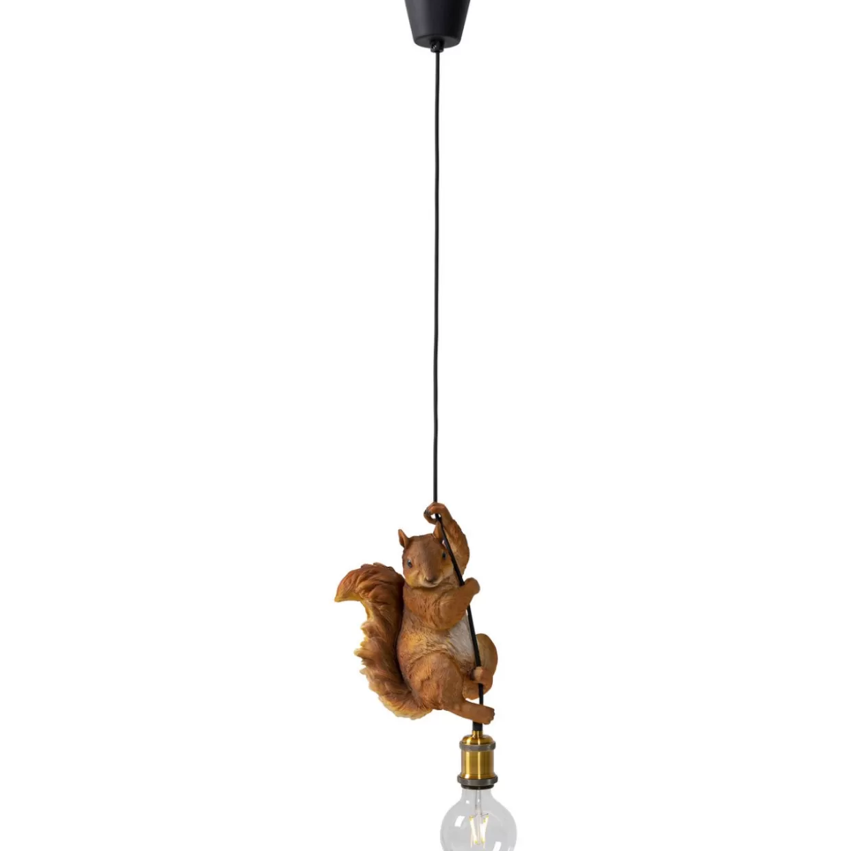 Lampadario Design Scoiattolo Naturale - Sospensione Creativa per Arredamento Moderno | Collezione Esclusiva KARE
