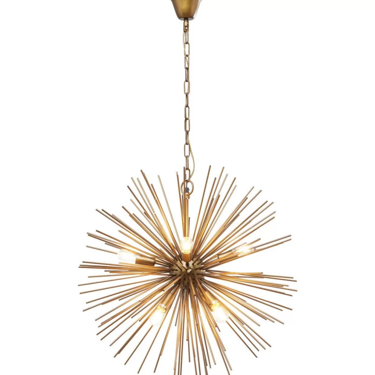 Lampadario Moderno Design KARE - Sospensione Elegante Beam in Ottone, Diametro 72 cm