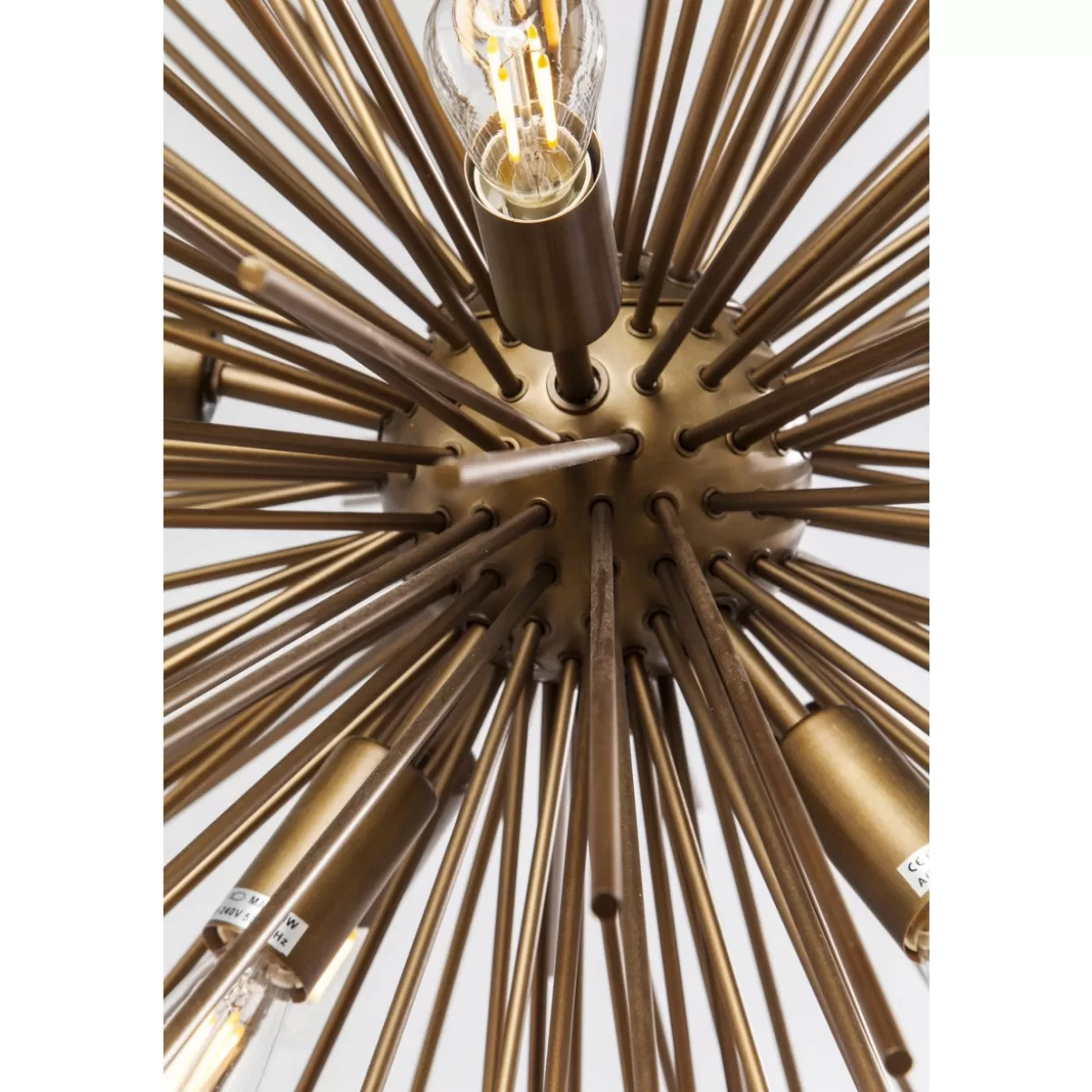 Lampadario Moderno Design KARE - Sospensione Elegante Beam in Ottone, Diametro 72 cm