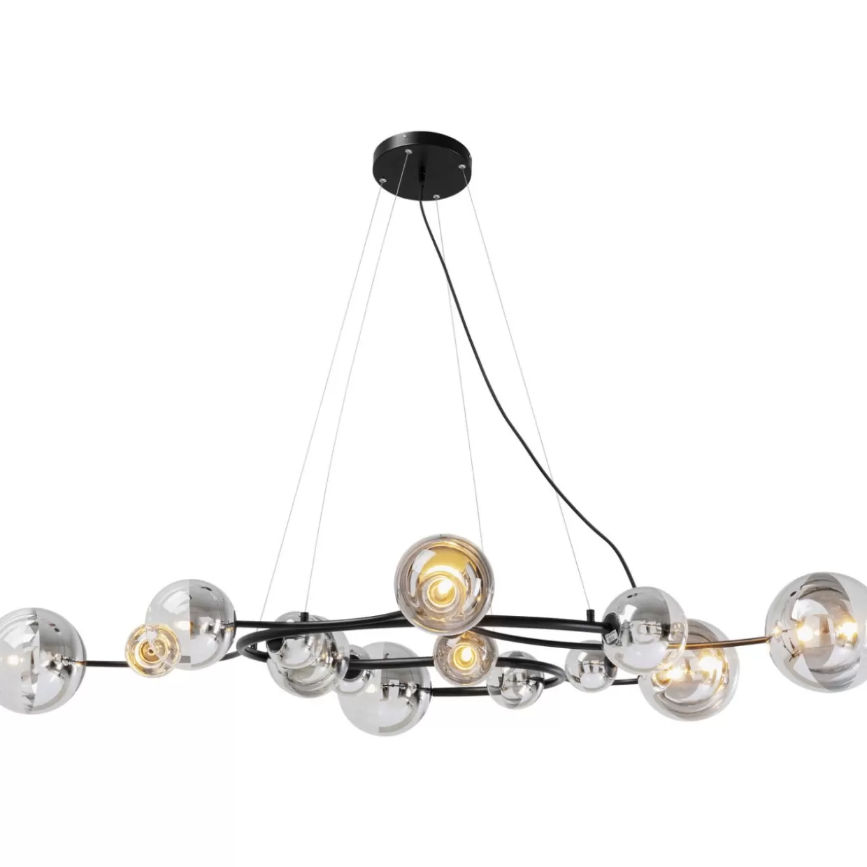 Lampada Sospesa Boa Vista con Riflettore Specchiato - Design Moderno, Diametro 150 cm | KARE-Design