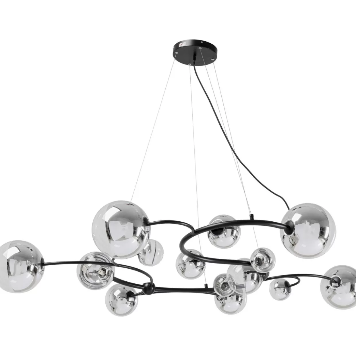 Lampada Sospesa Boa Vista con Riflettore Specchiato - Design Moderno, Diametro 150 cm | KARE-Design