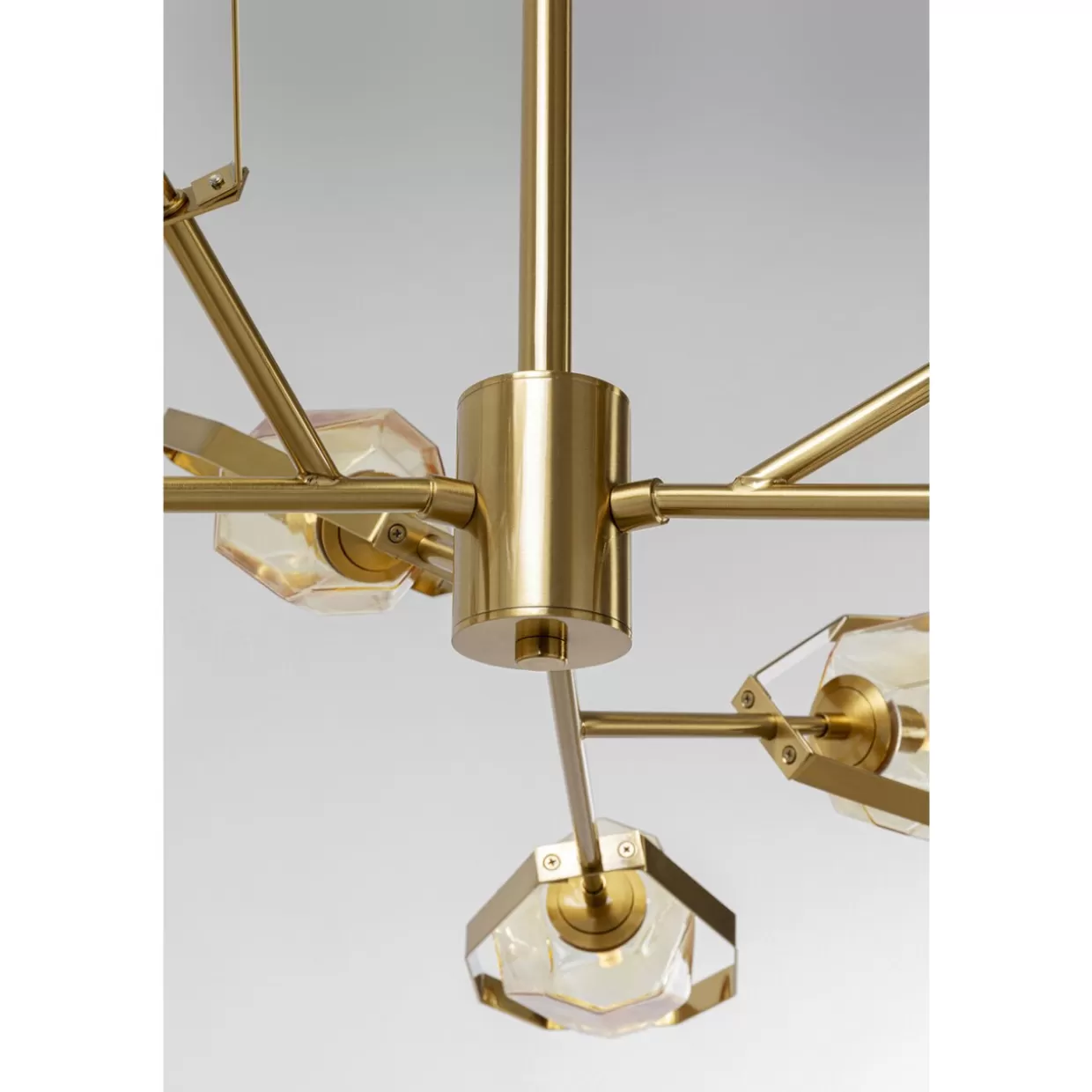Lampada a sospensione Diamond Fever in ottone lucido - Design moderno Ø106cm KARE