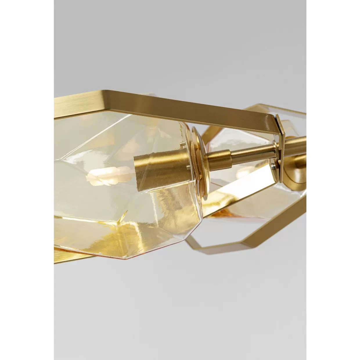 Lampada a sospensione Diamond Fever in ottone lucido - Design moderno Ø106cm KARE