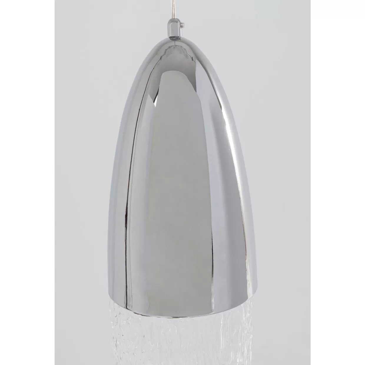 Lampada a Sospensione Elegante Cromo Ghiacciato Ø17cm - Design Moderno by KARE