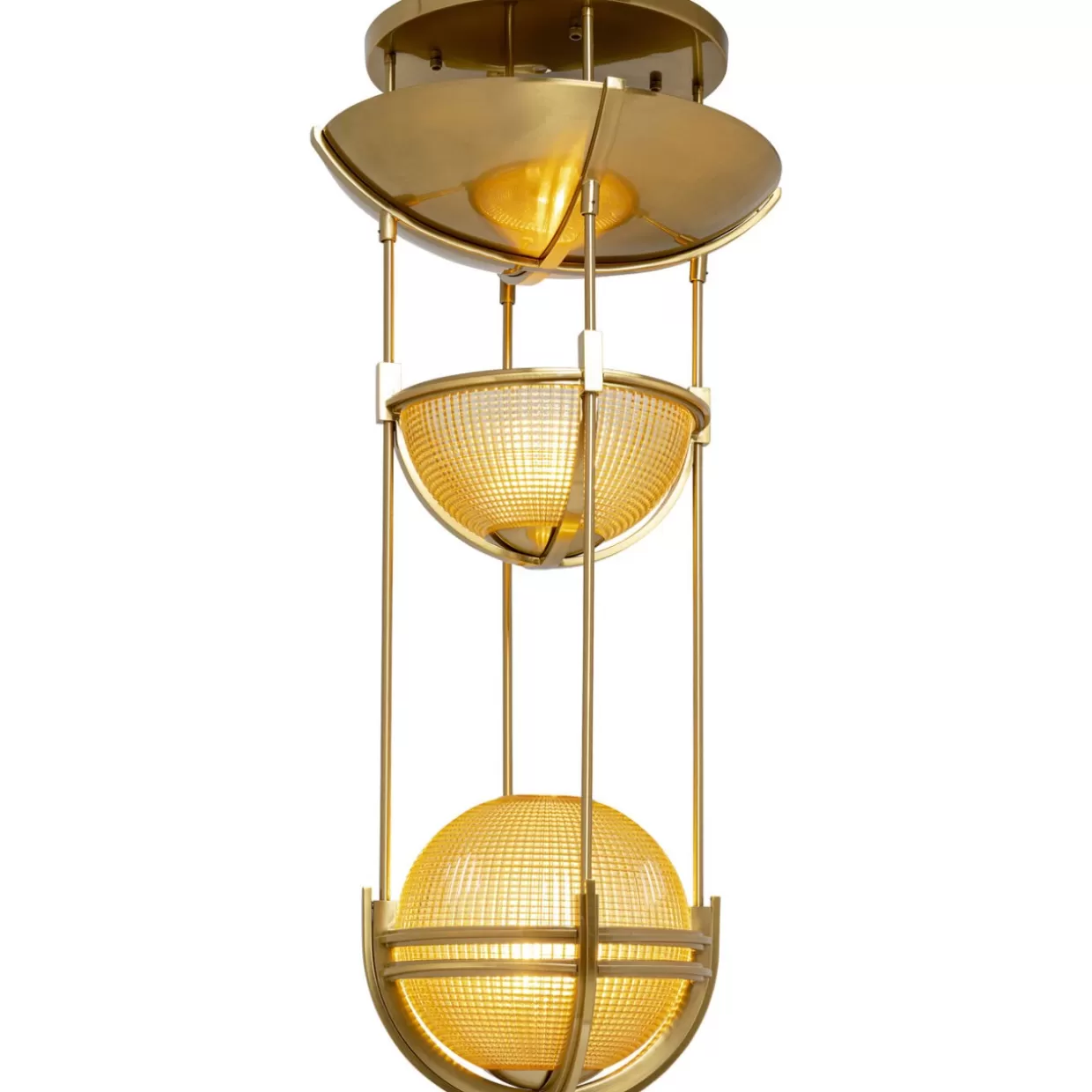 KARE Design Lampada Sospesa Elegante Design Moderno, Global Basket Ø52cm