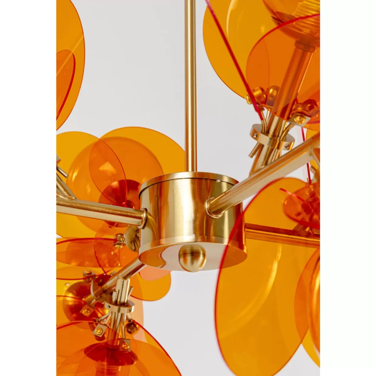 Lampadario sospeso Globo Amber 79 cm - Design moderno in vetro ambrato | KARE DESIGN
