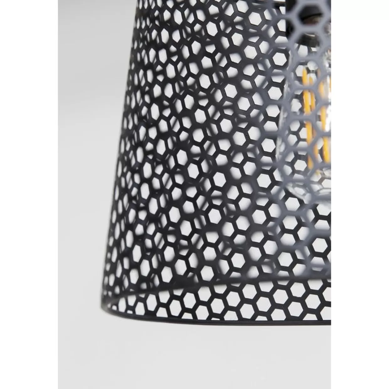 Plafoniera Elegante Design Moderno in Nero Opaco - Lampada Sospesa Cinque | KARE Collezione