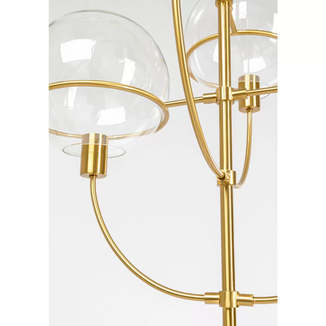 Lampada Sospesa KARE a 4 Luci - Lanterna Vintage in Ottono Invecchiato per Atmosfere Industriali Chic