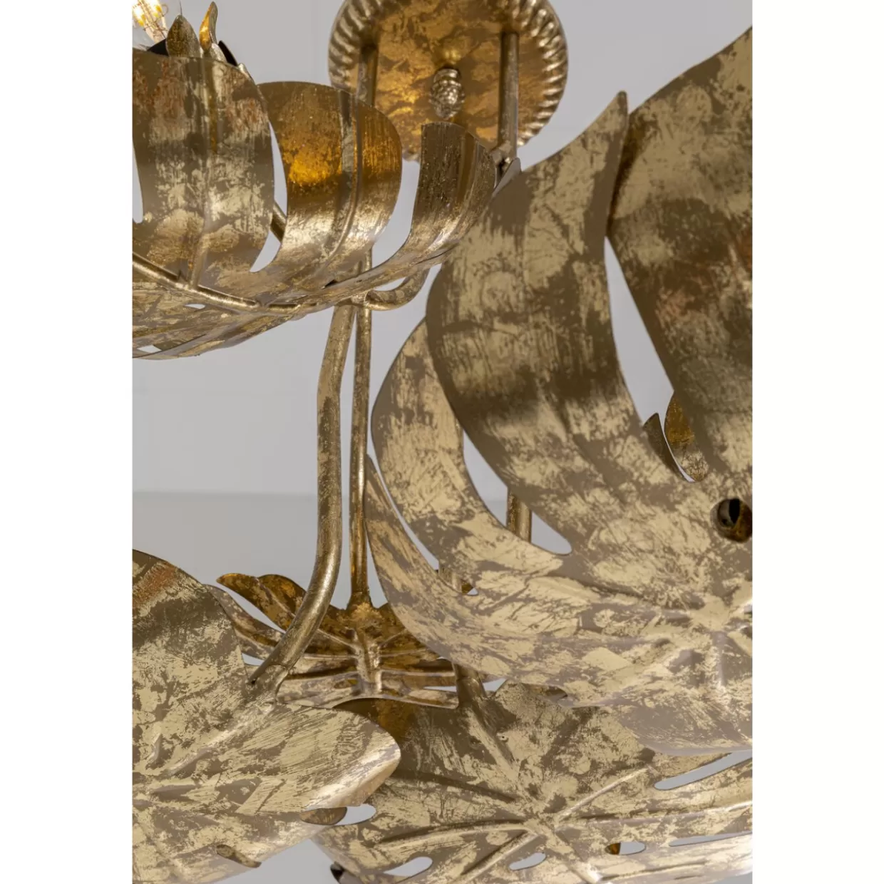Lampada a Sospensione KARE | Foglia Monstera Elegante - Design Botanico 85 cm per Ambienti Moderni