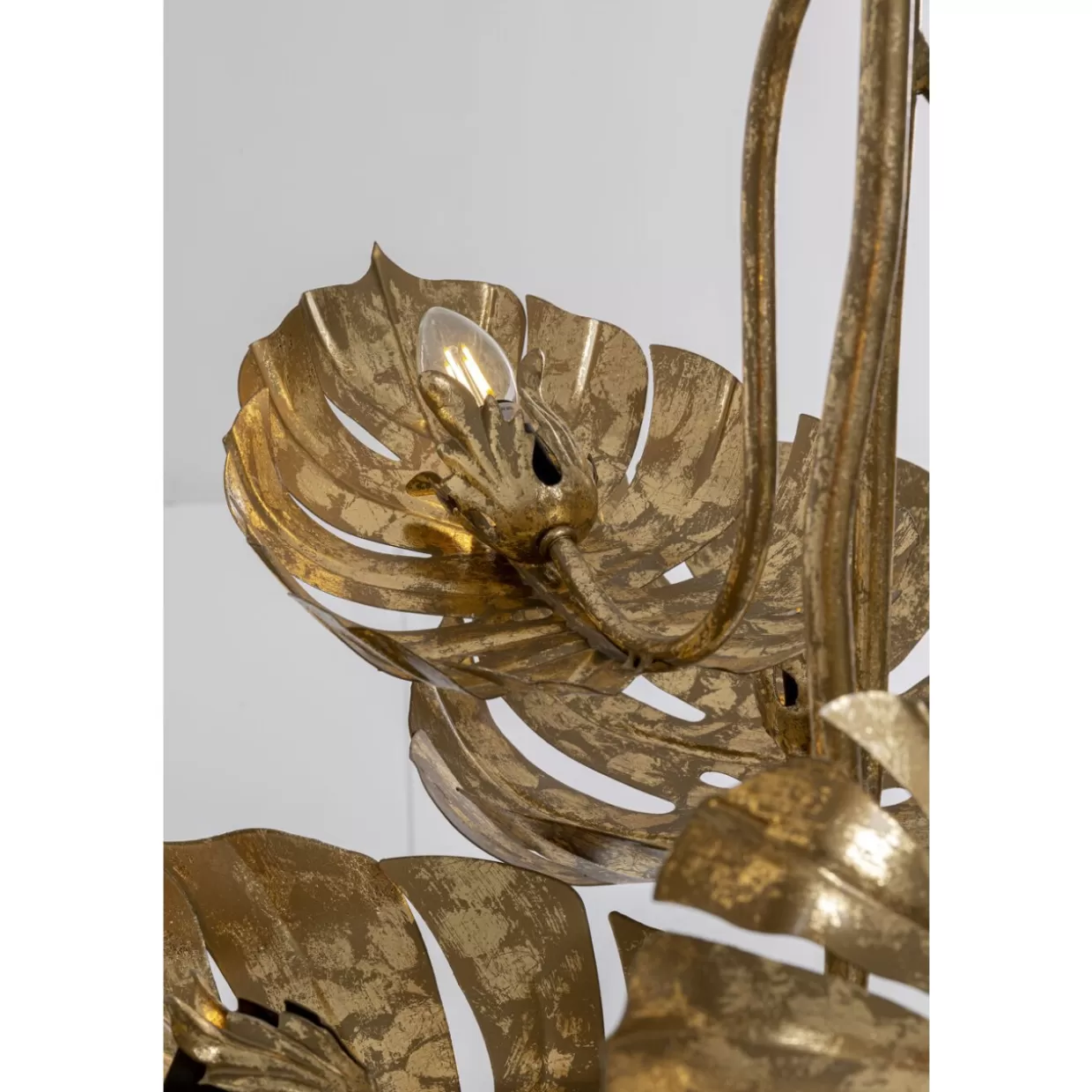 Lampada a Sospensione KARE | Foglia Monstera Elegante - Design Botanico 85 cm per Ambienti Moderni
