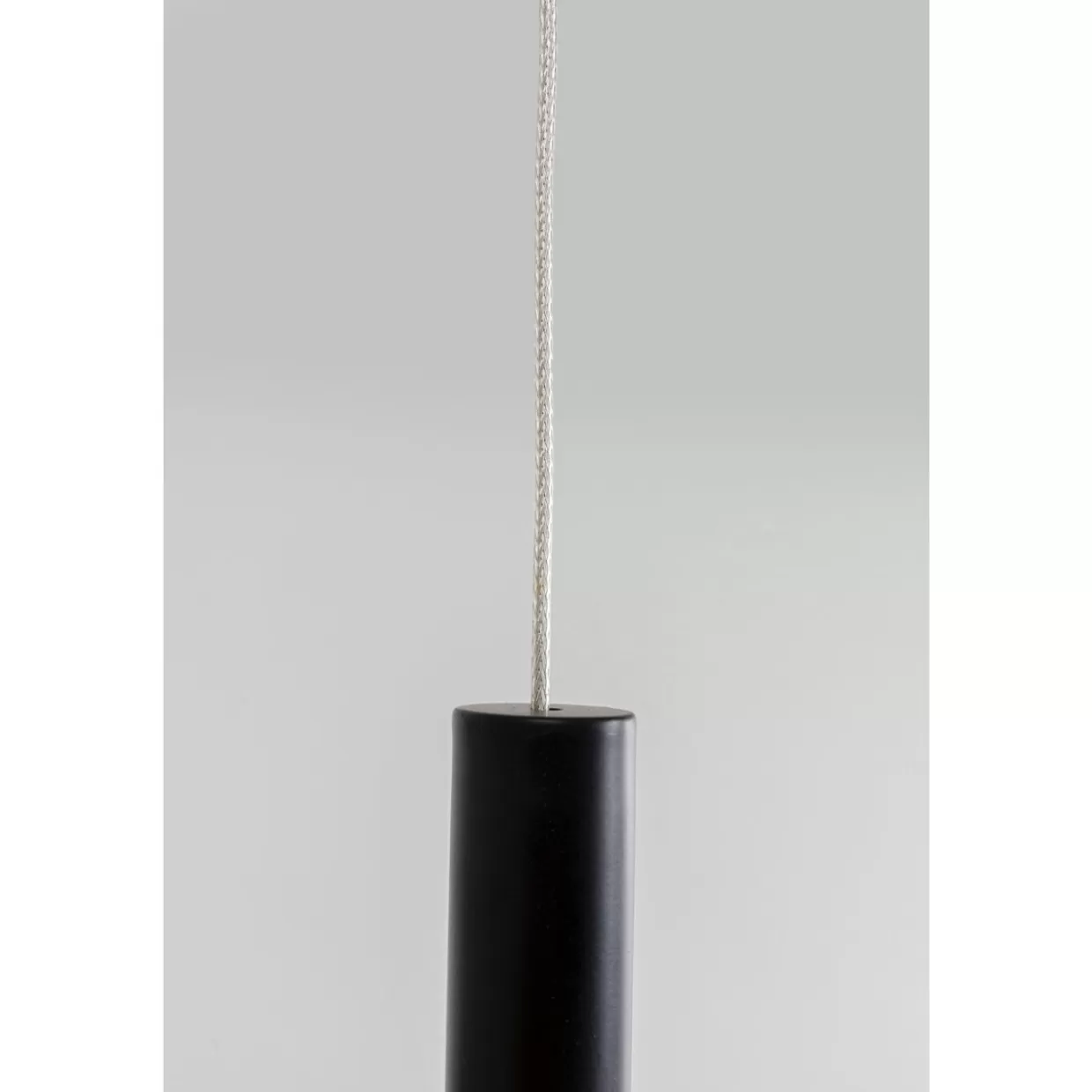 Lampada a Sospensione Moderna KARE Design | Illuminazione Elegante per Soggiorno - Edizione Vegas Classica in Nero Opaco con Luce LED Integrata