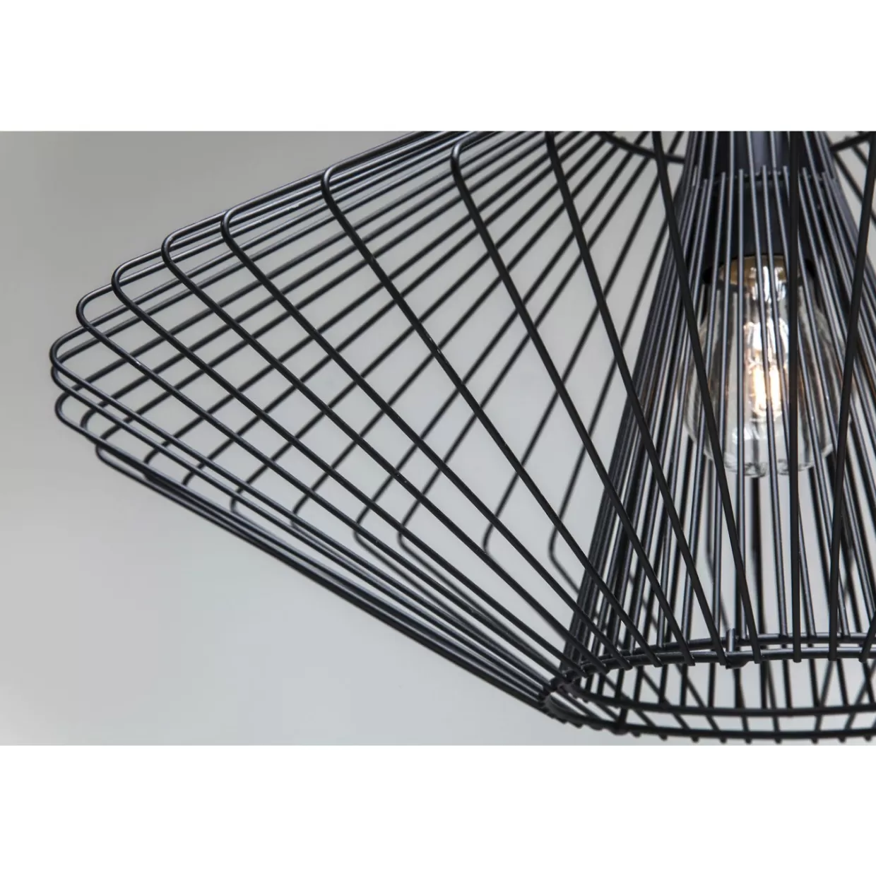 Lampada sospesa moderna KARE Modo Filo - Cerchio nero per interni