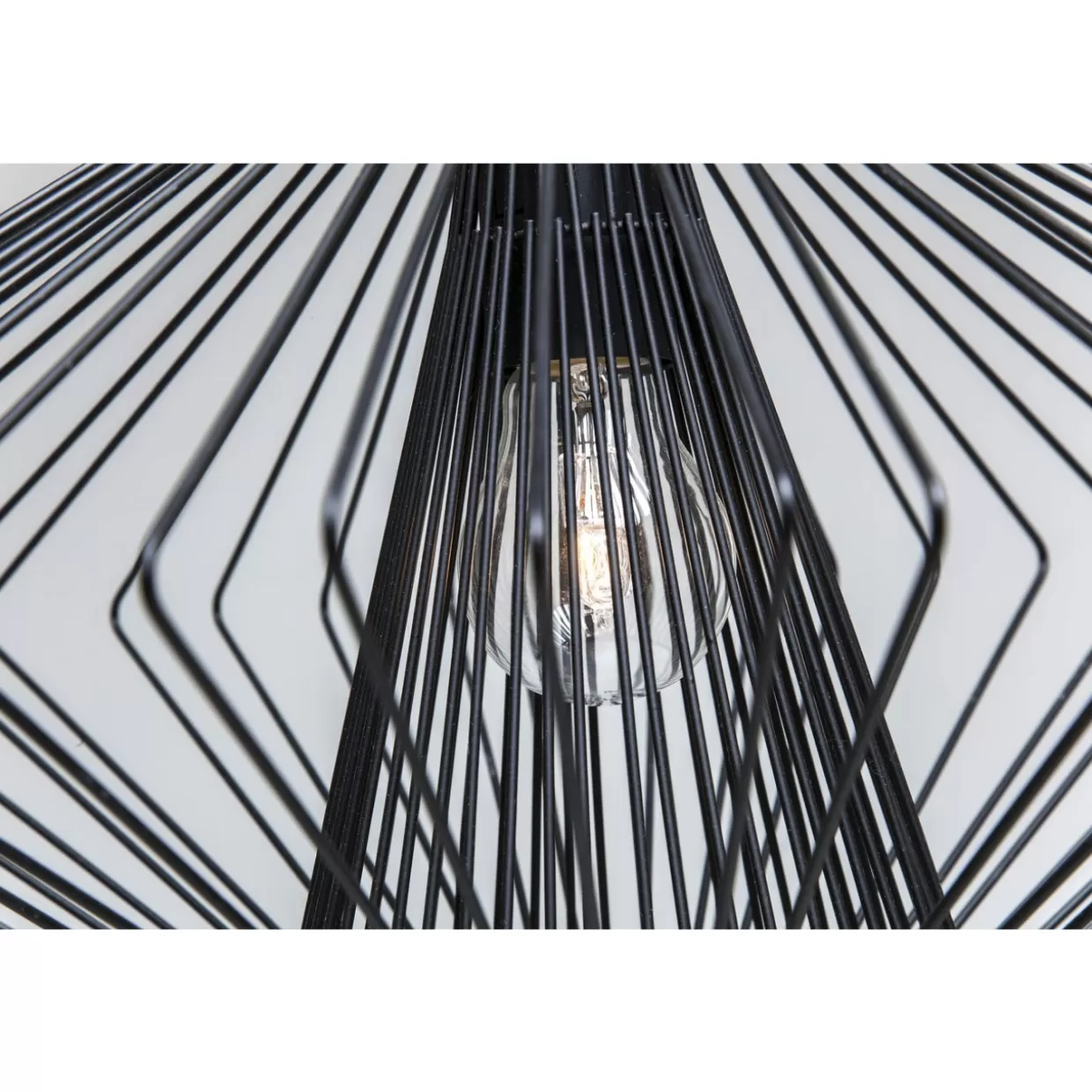 Lampada sospesa moderna KARE Modo Filo - Cerchio nero per interni