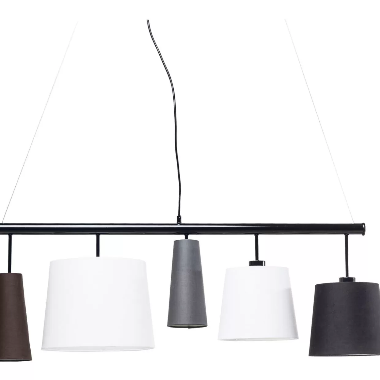 Lampadario Moderno Parecchi Sospeso | Design Industriale in Nero KARE | Illuminazione Elegante 100 cm

（：，，，，，SEO）