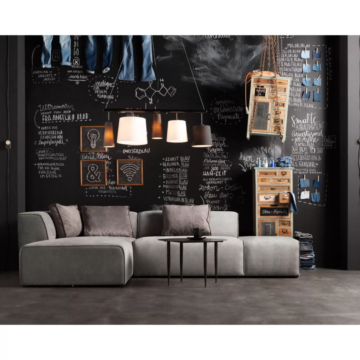 Lampadario Moderno Parecchi Sospeso | Design Industriale in Nero KARE | Illuminazione Elegante 100 cm

（：，，，，，SEO）