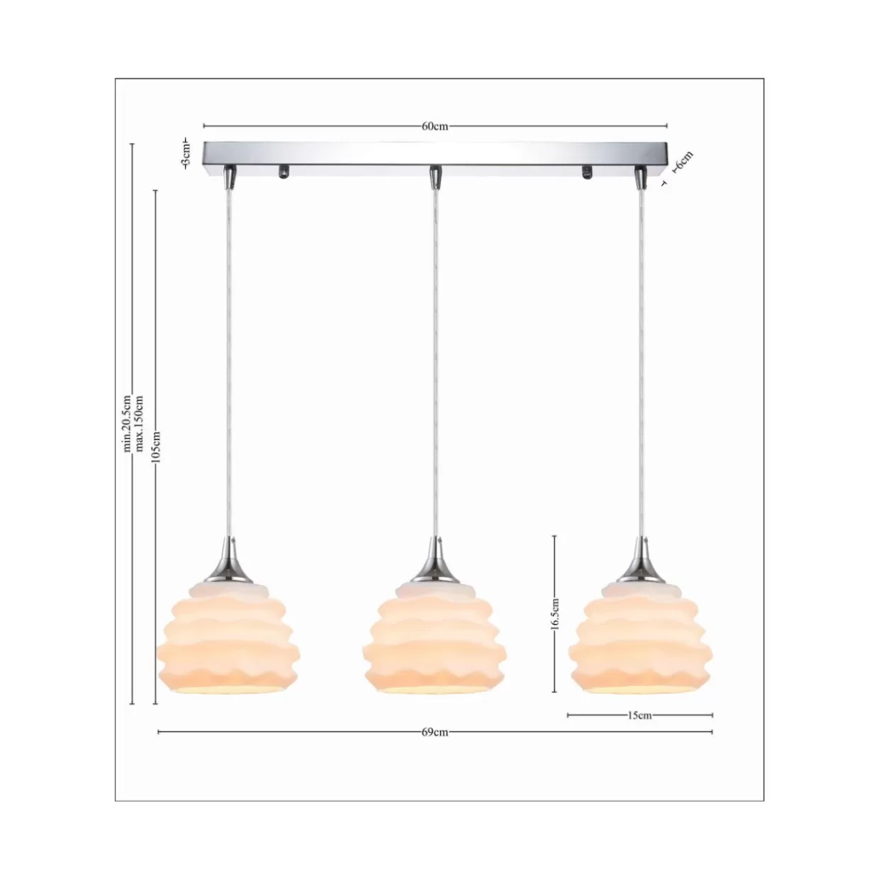 Lampada Sospesa Ruffle con Design Elegante - Perfetta per Tavoli da Pranzo in Tonalità Opaca | KARE Design