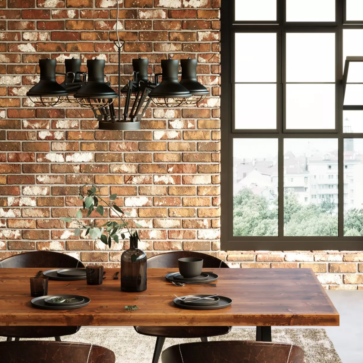 Lampada Sospesa Spider Design Moderno con 6 Bracci - Collezione KARE