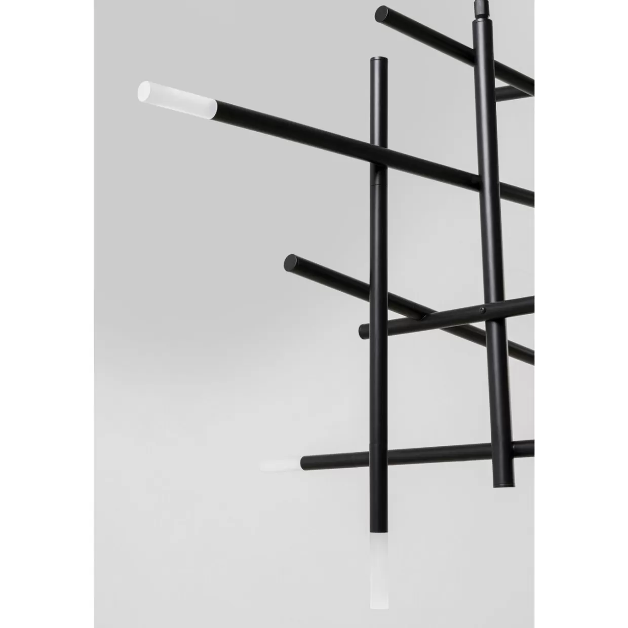 KARE Design - Lampada Sospesa Moderna con Stile a Bastoncini - Nero Opaco per Arredamento Contemporaneo