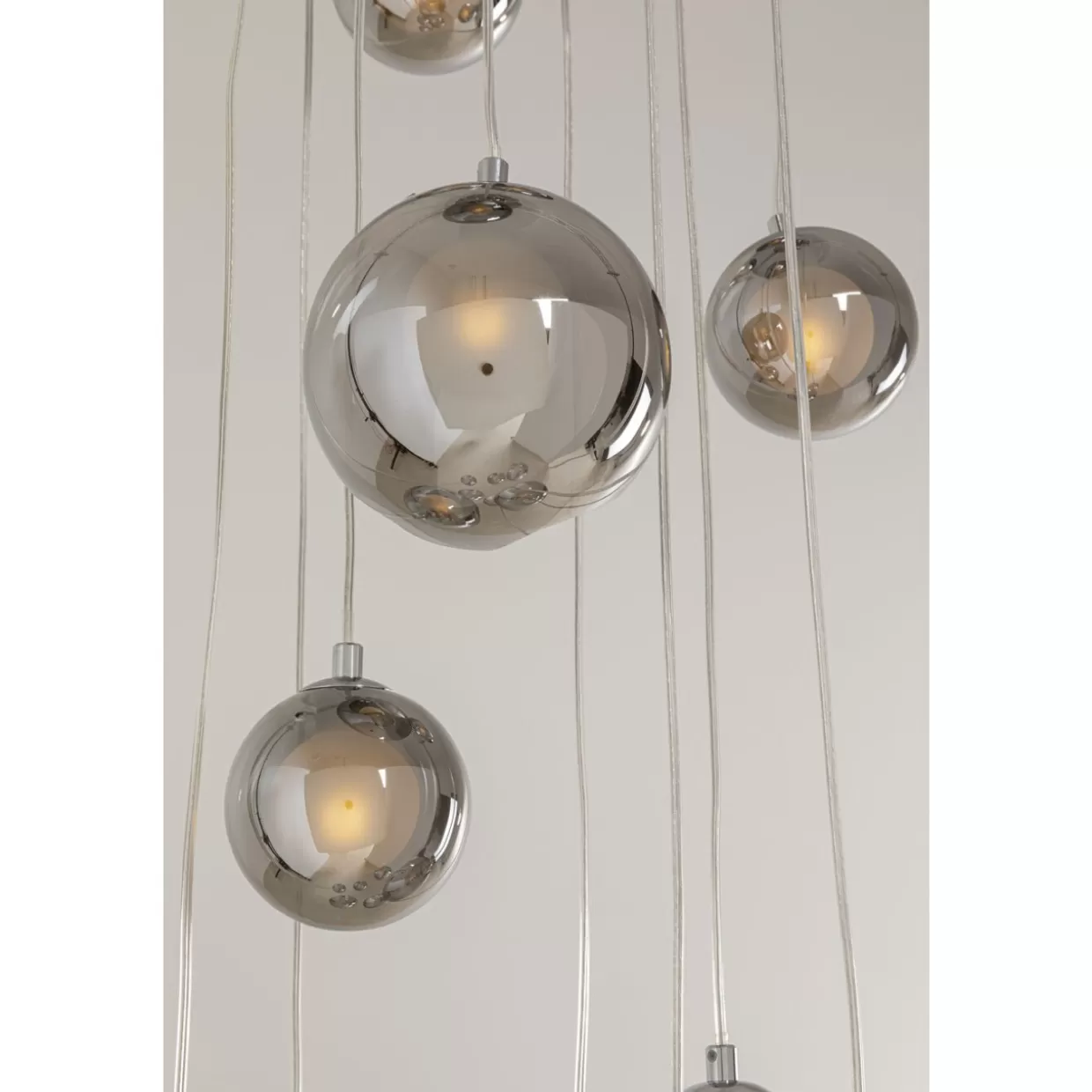 Lampada a Sospensione Elegante Symphony Cromata - Design Contemporaneo KARE