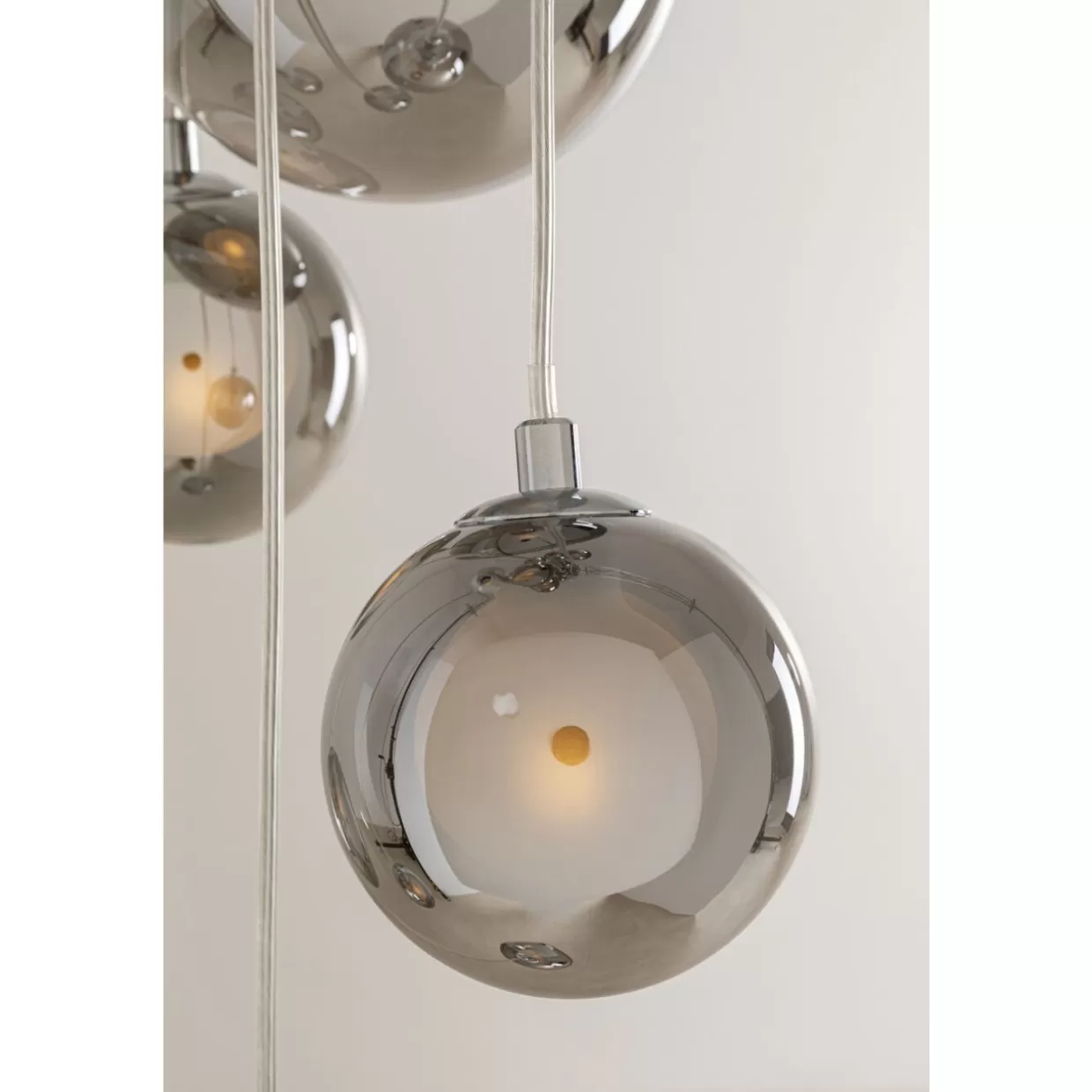 Lampada a Sospensione Elegante Symphony Cromata - Design Contemporaneo KARE